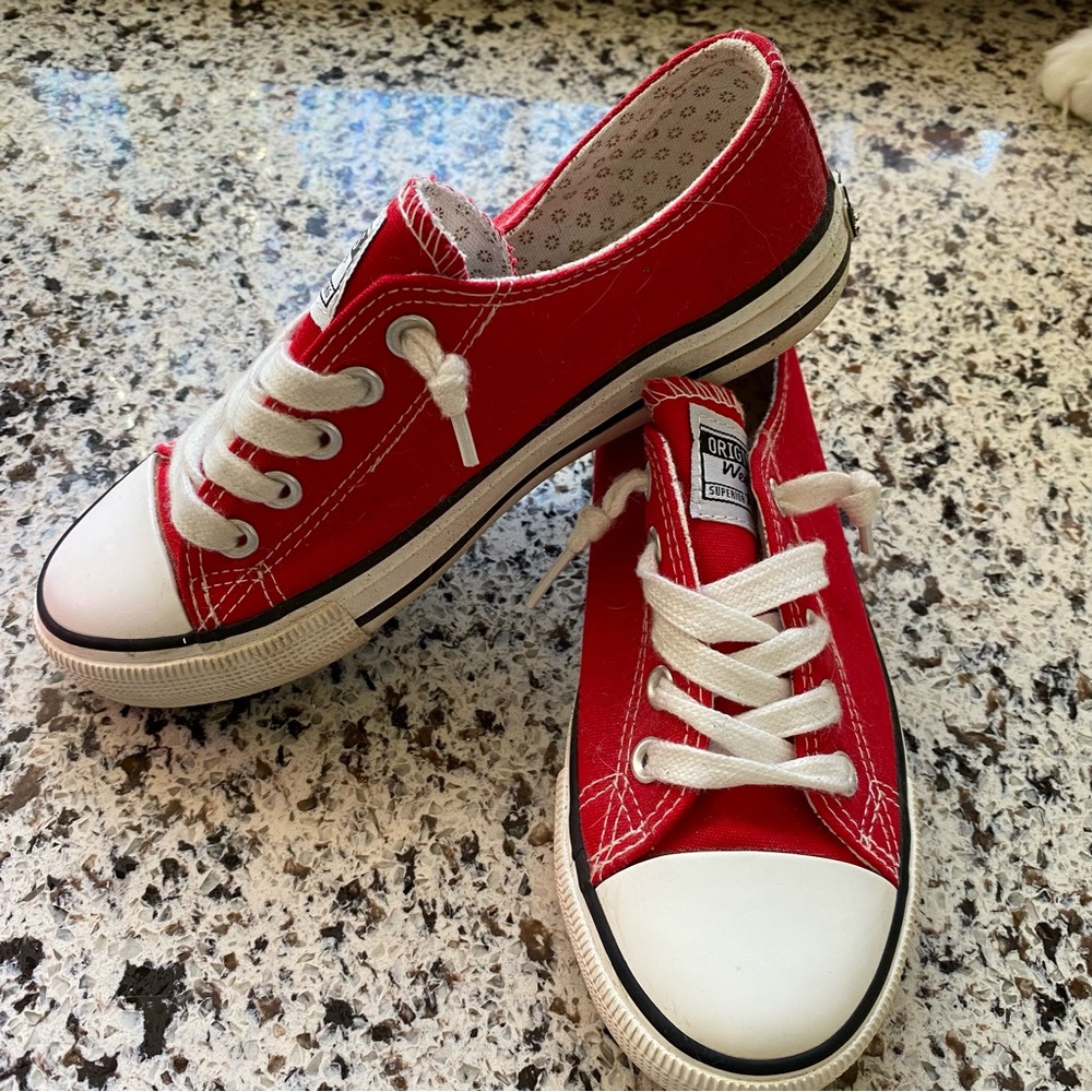 WEESTEP Red Slip On Sneakers Like New Size 1